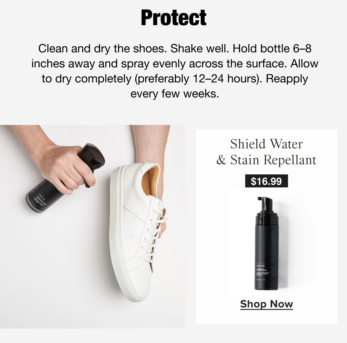 shield water repellant