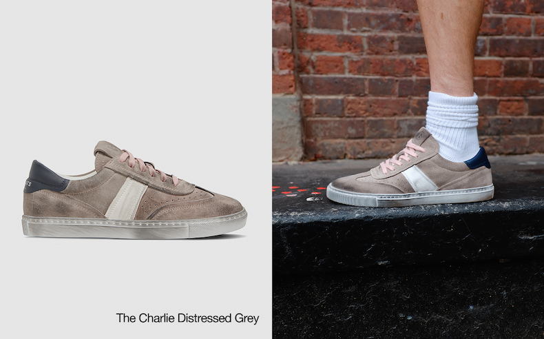 The Charlie Distressed Grey