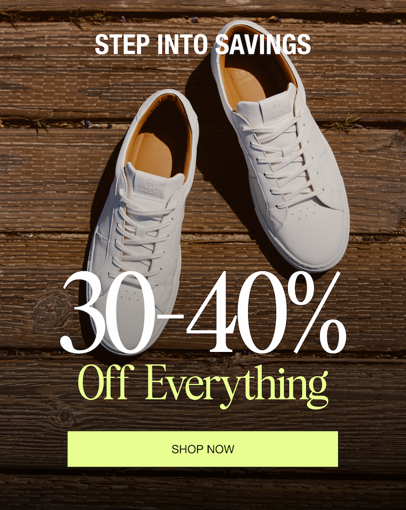 30-40% off everything