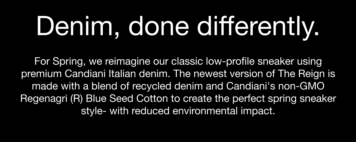 Denim, done differently