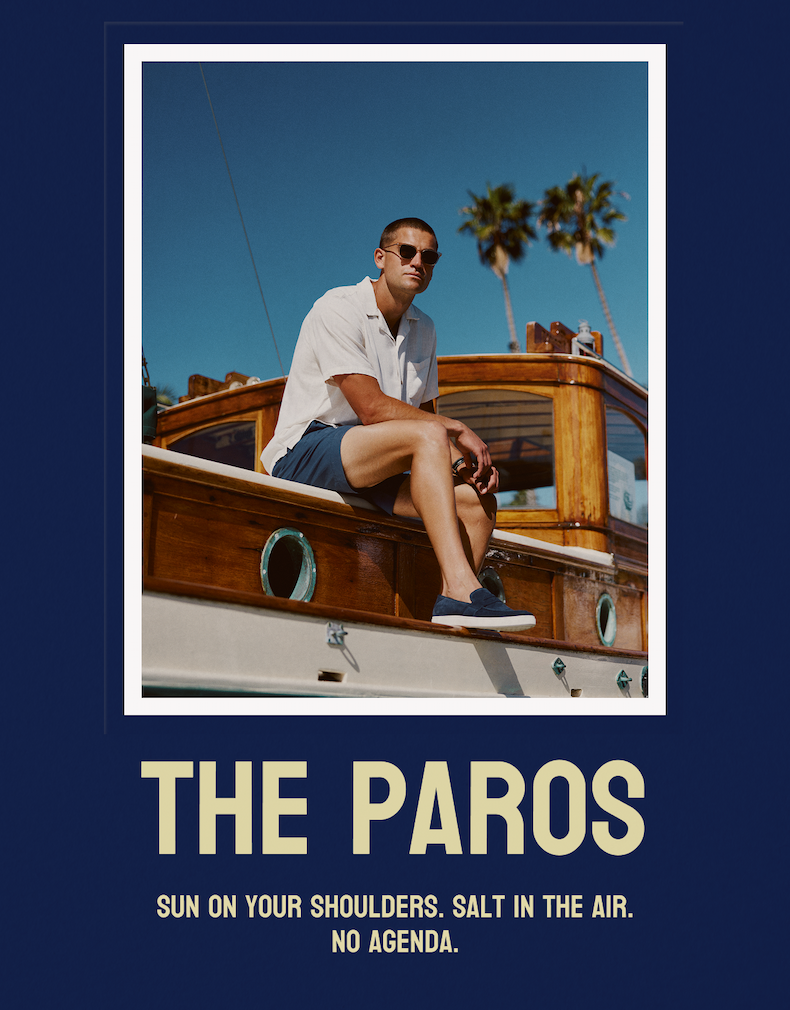 The Paros. Sun On Your Shoulders. Salt In The Air. 