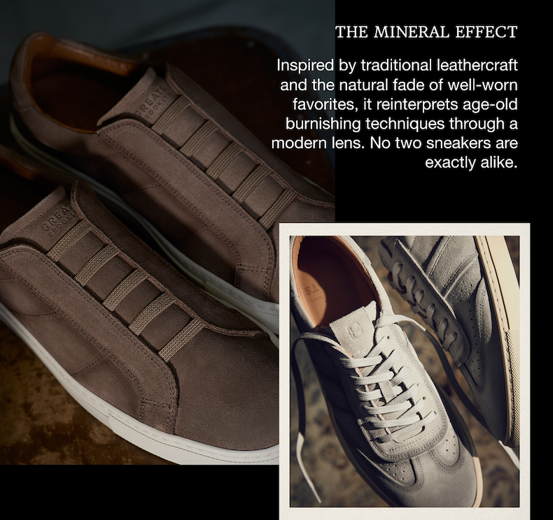 Mineral Effect Suede Sneakers