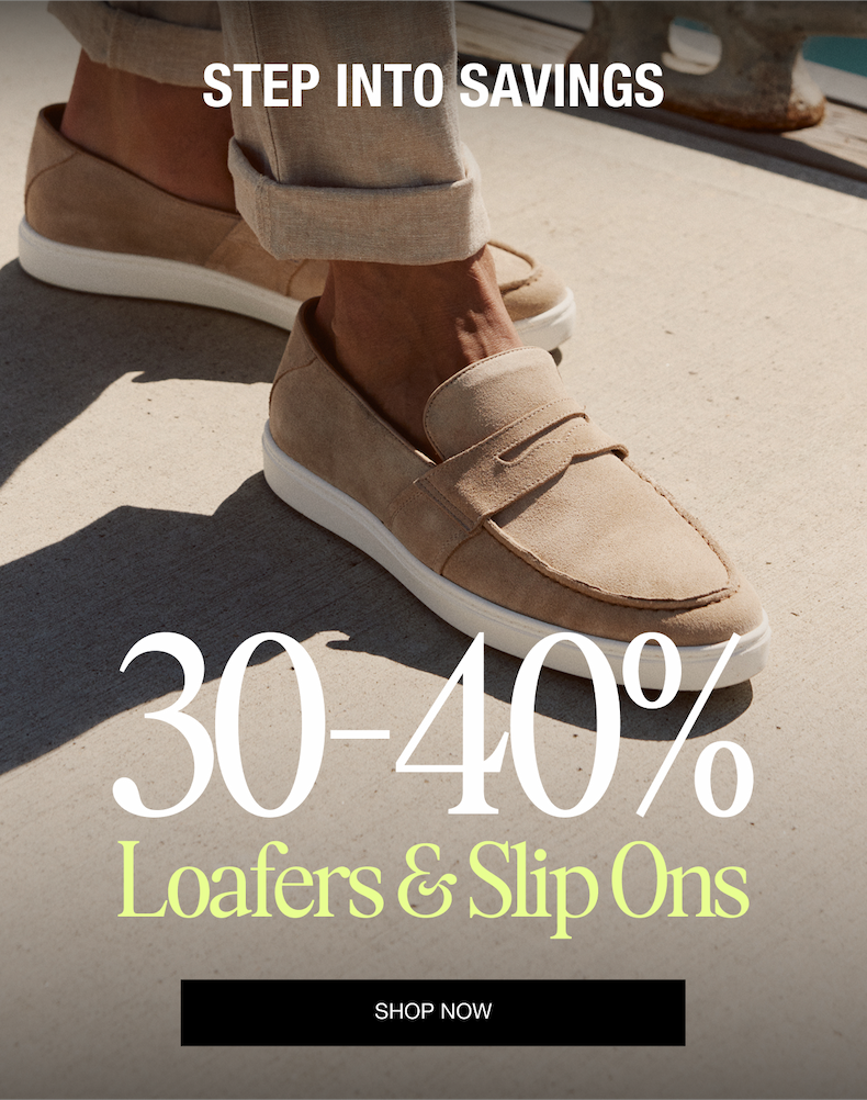 30-40% off loafers