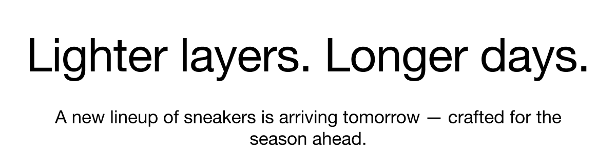 Newness drop coming soon