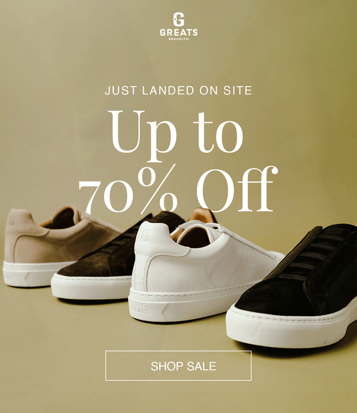 50% off select styles