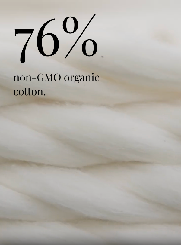 Non-GMO organic cotton