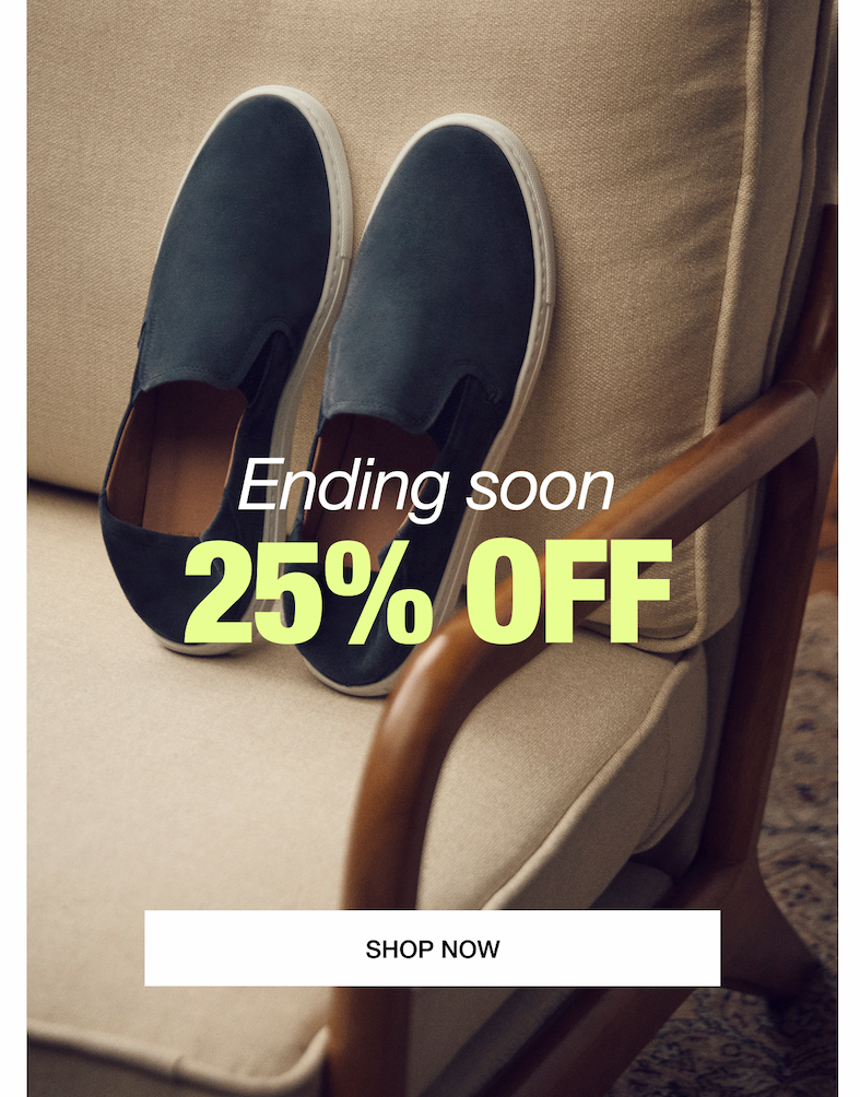 Spring Sale 25% off ending soon