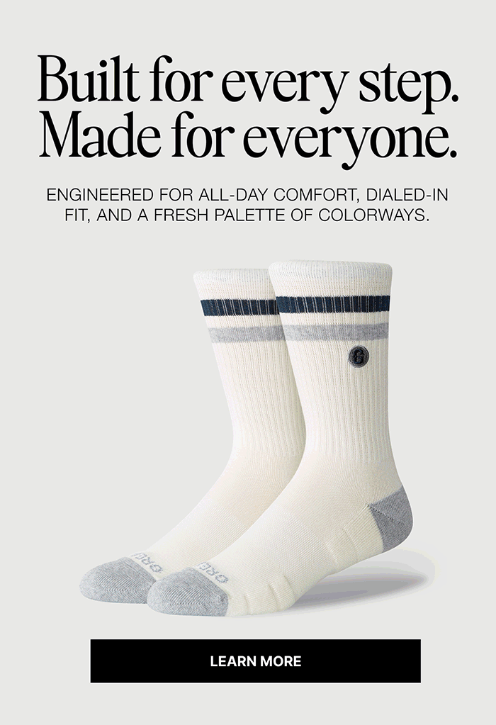 Built for every step. Made for everyone.