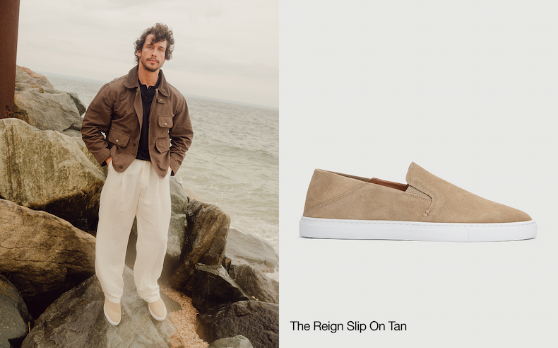 The Reign Slip On Tan