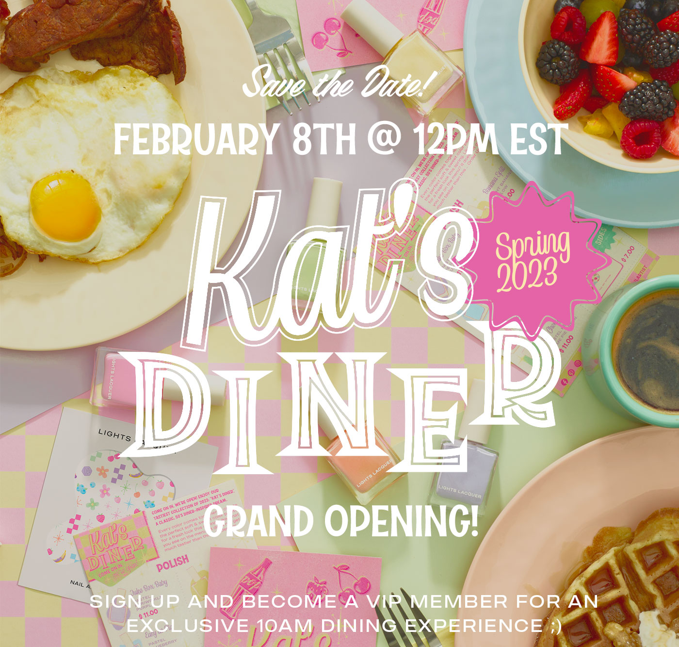 🌸 It's The Grand Opening of Kat's Diner! 🌸 Lights Lacquer