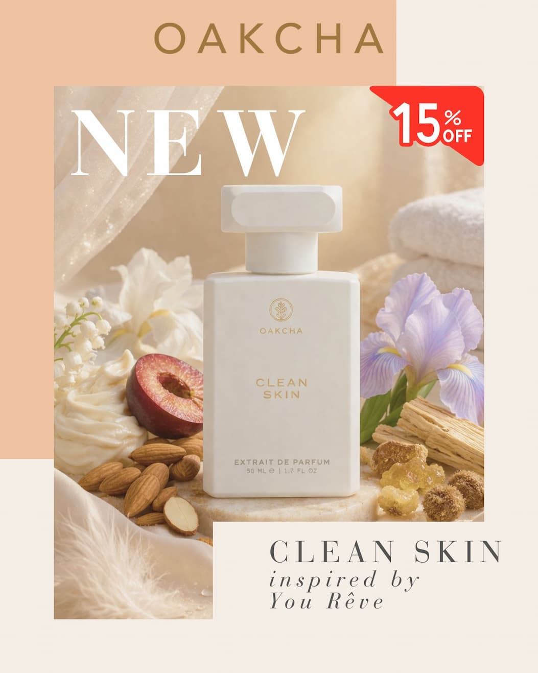 Oakcha. Our New Inspired Fragrances. Esker. Blush Creme and Camden. Get all at 20% off & Receive a Free Strawberry Sensation and atomizer. Shop Now!