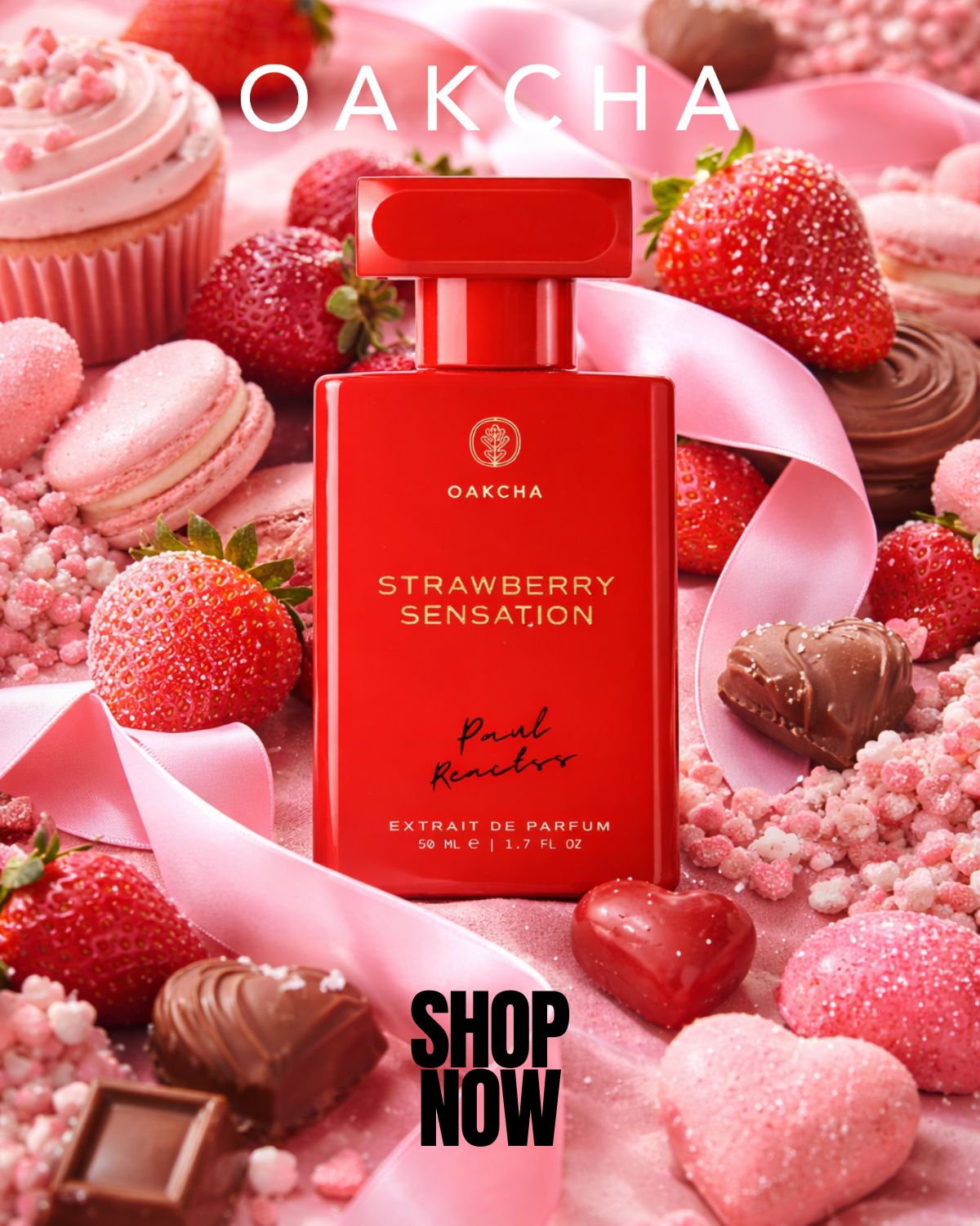 Oakcha. Buy 3 at 20% off, get FREE Strawberry Sensation! SHOP NOW.