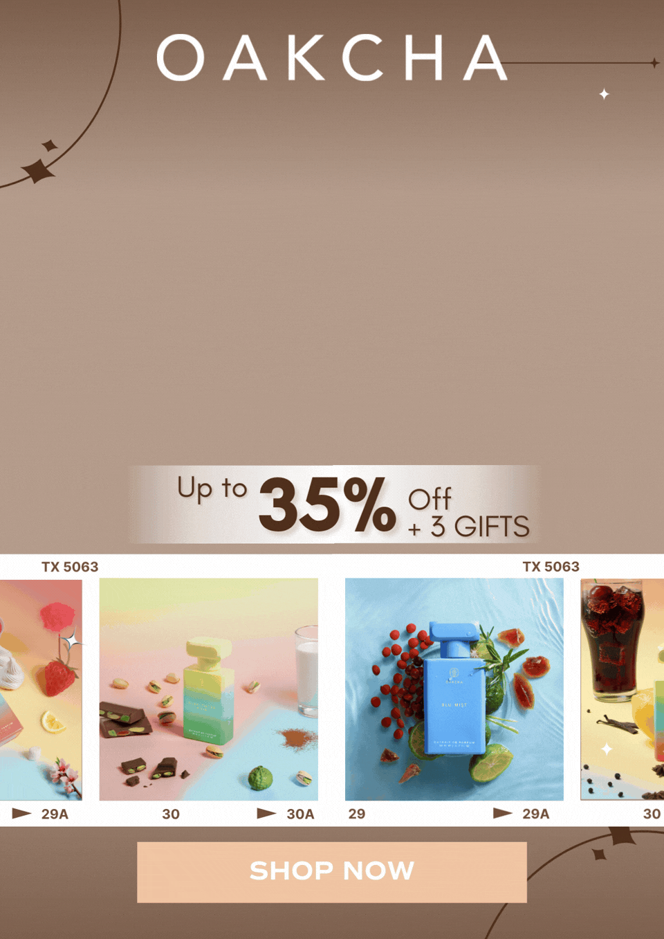 Oakcha. Cyber Week Deals. Grab Your Favorite Scents up to 35% off. Shop Now