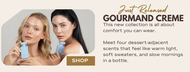 This collection is comfort you can wear. Shop the Gourmand Creme Collection.