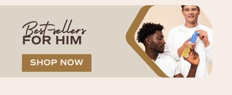 Best-sellers for Him. SHOP NOW