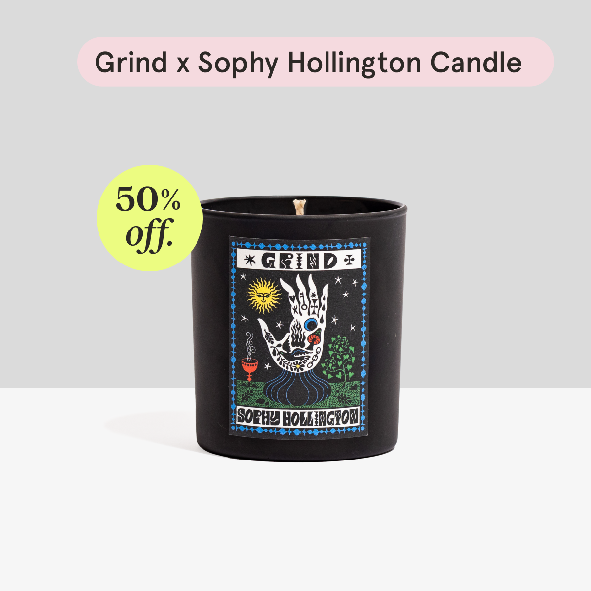 Shop Grind x Sophy Hollington Candle