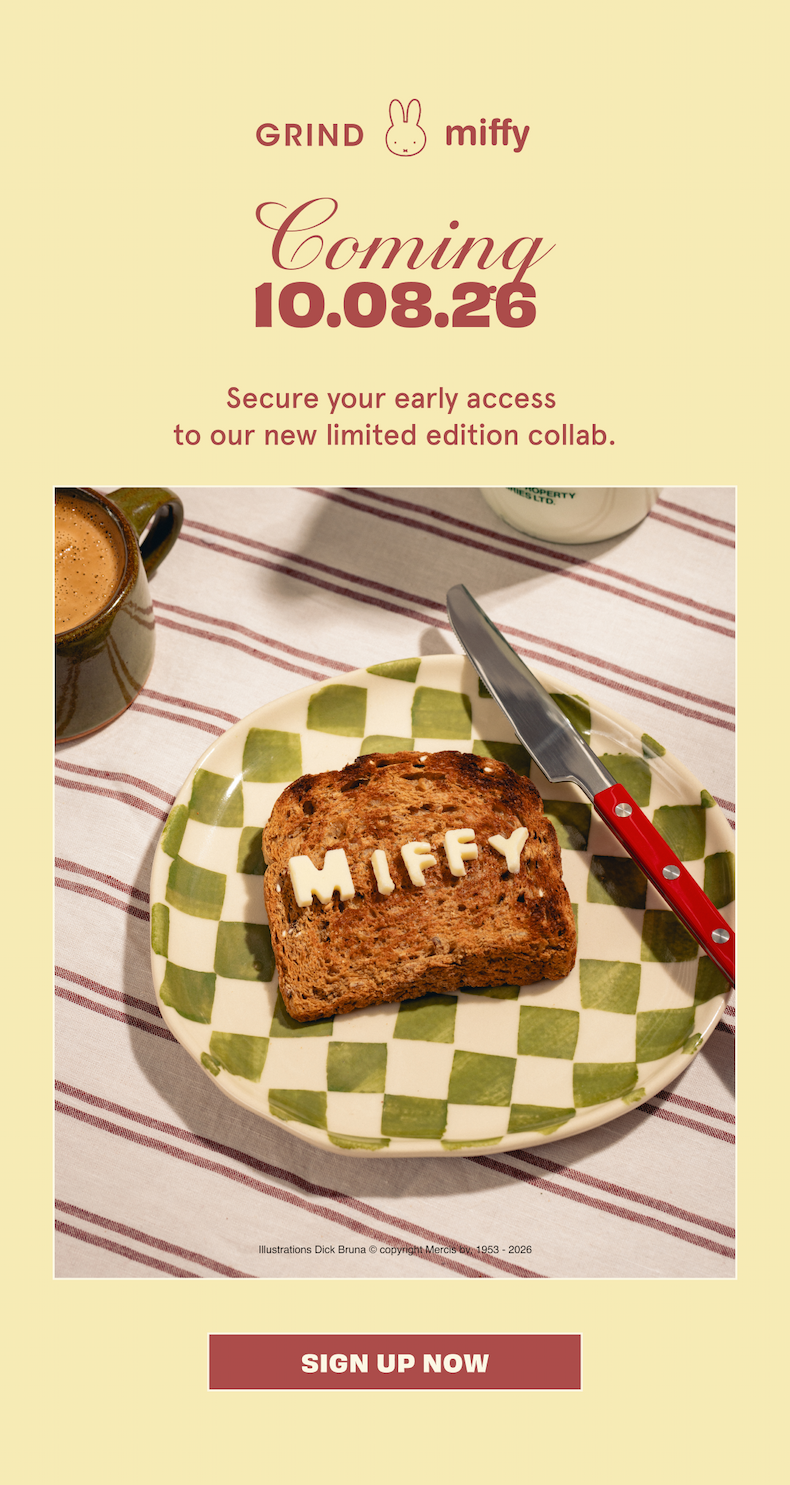 Sign up for early access to Grind x Miffy!