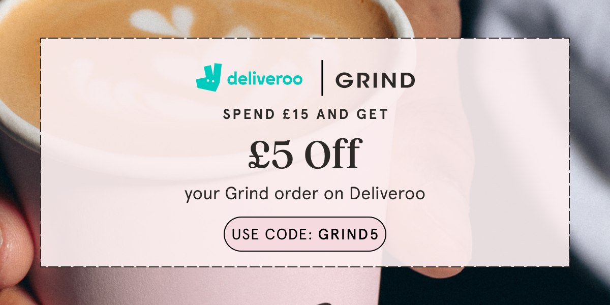 Get £5 off your Grind Deliveroo order!