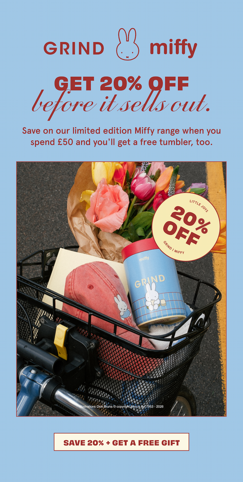 Shop Grind | Miffy with 20% off now!
