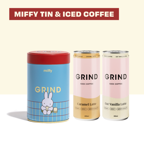 Shop Grind | Miffy Tin and Iced Coffee