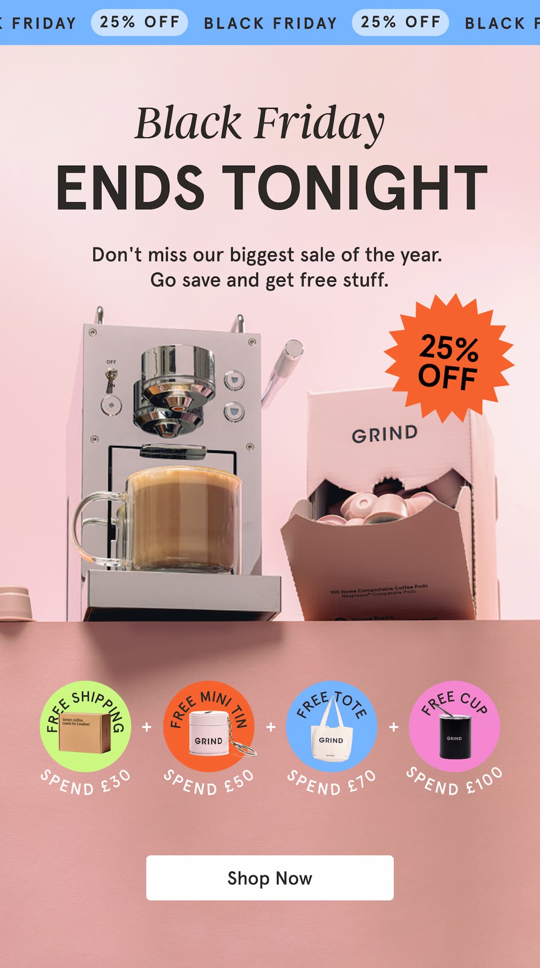 Black Friday Ends Tonight