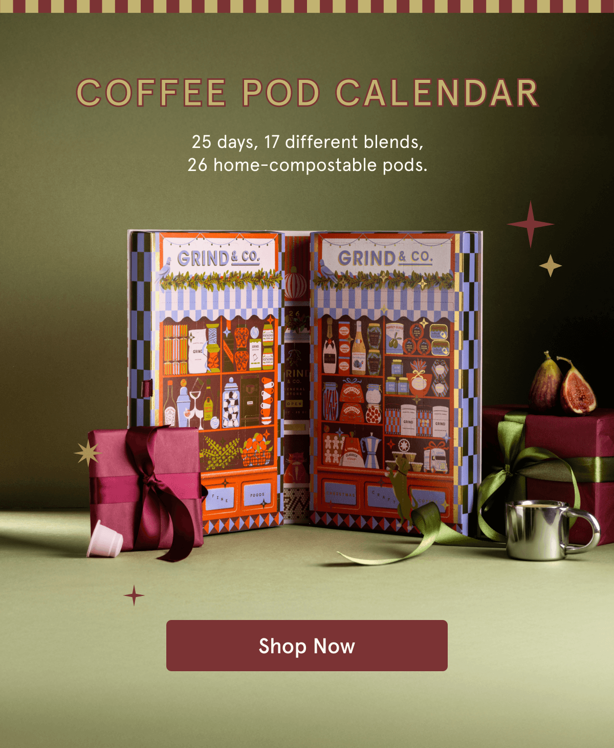 Shop our Grind Pod Advent Calendar