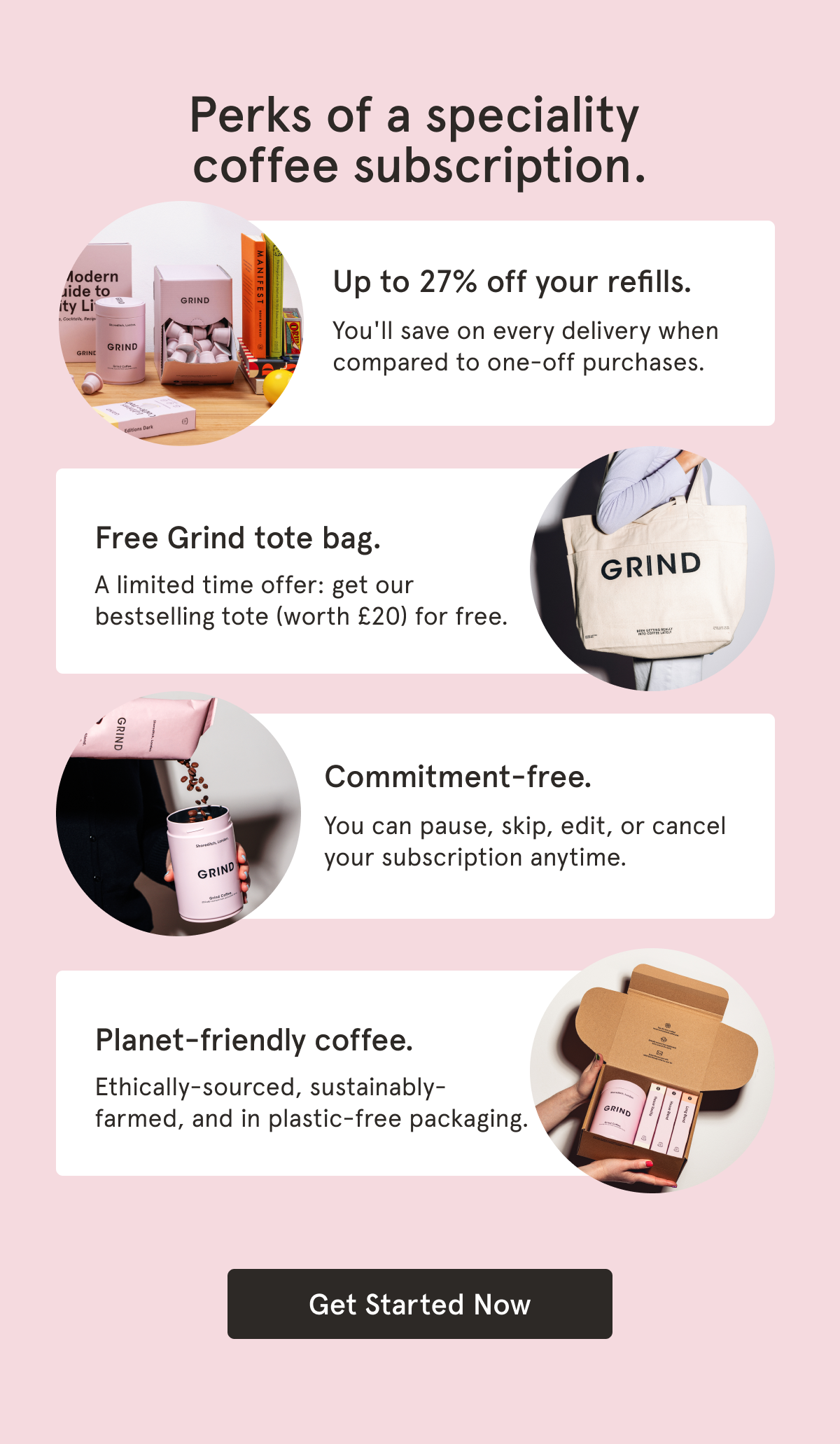 Perks of a Grind Coffee Subscription