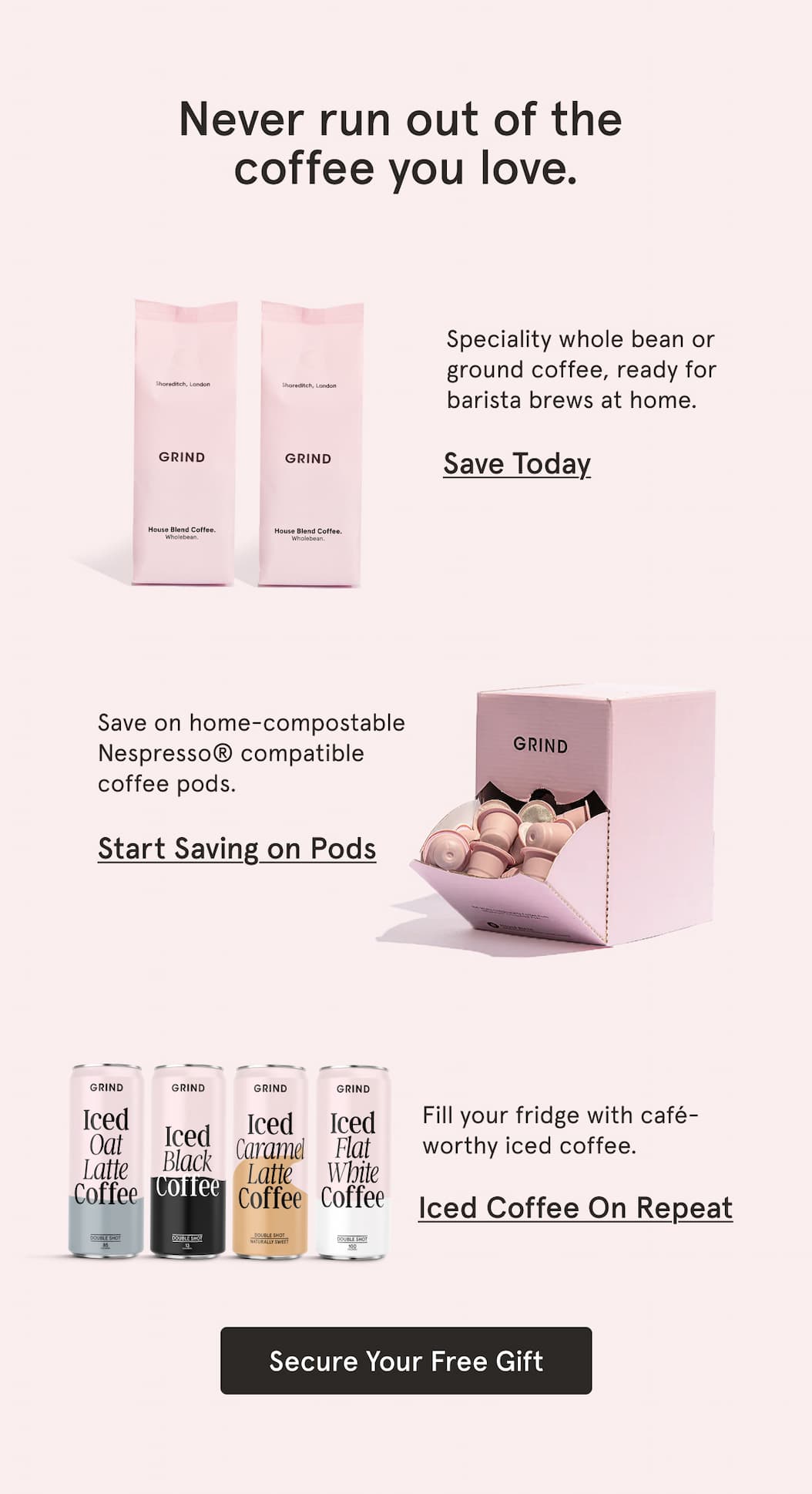 Coffee Products on Subscription