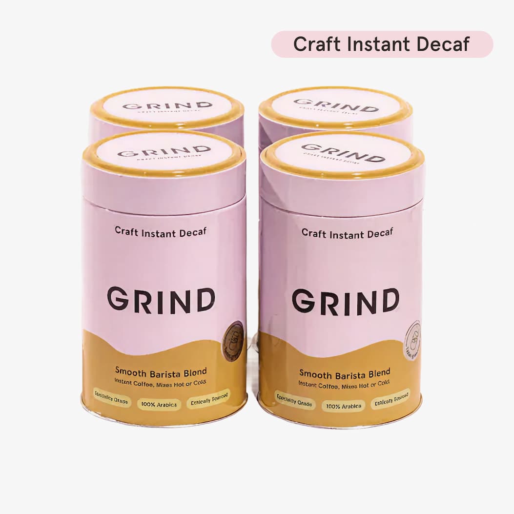 Craft Instant Decaf Coffee Tin - Barista Blend Pack of 4