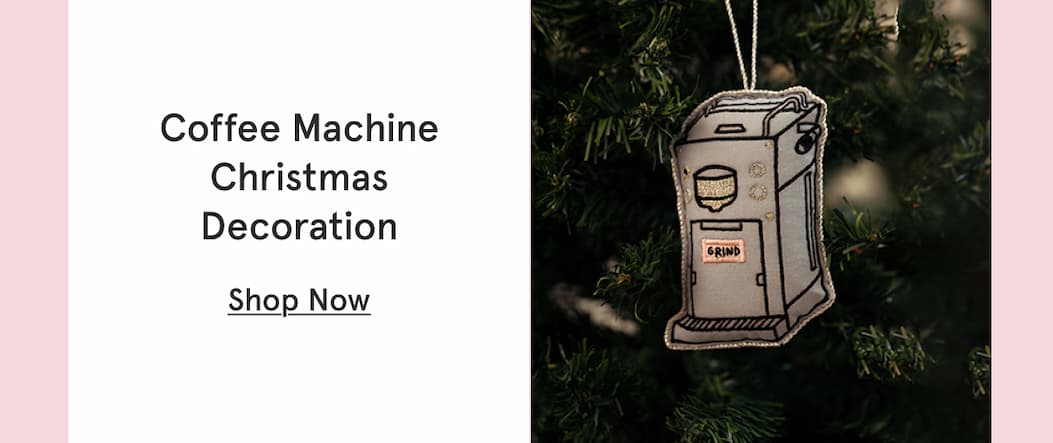 Coffee Machine Christmas Decoration