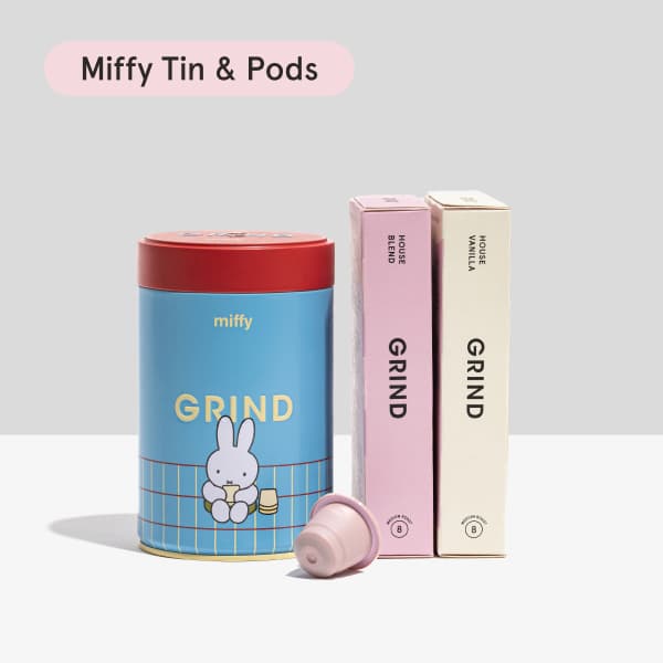 Shop the Grind | Miffy tin and pods!