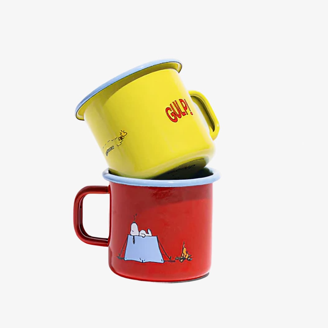 Grind x Peanuts Enamel Mug Set