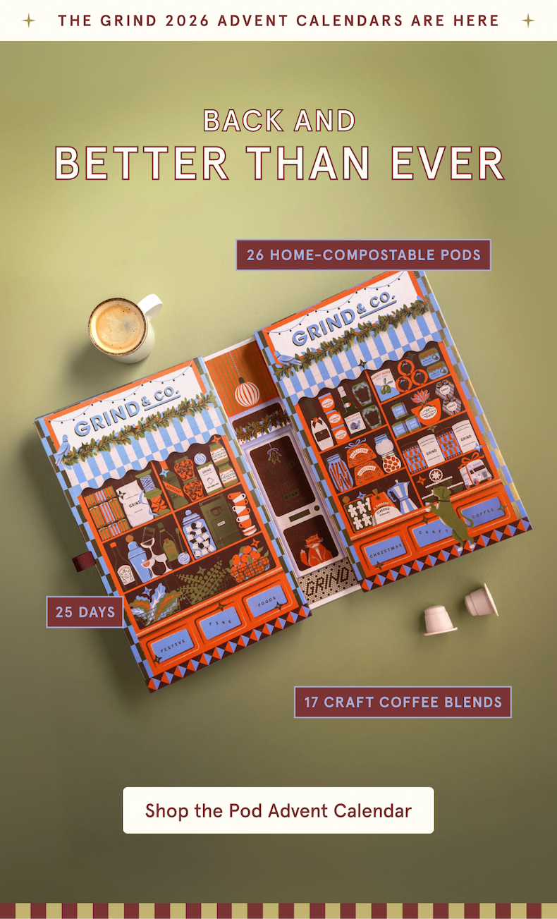 Shop our Coffee Pod Advent Calendar now!