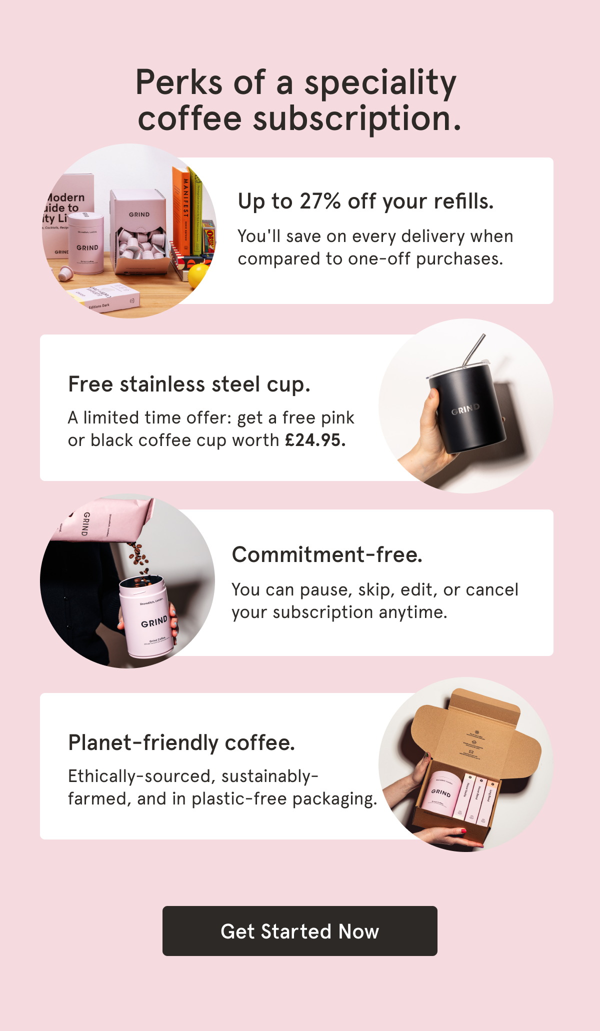 Perks of a coffee subscription