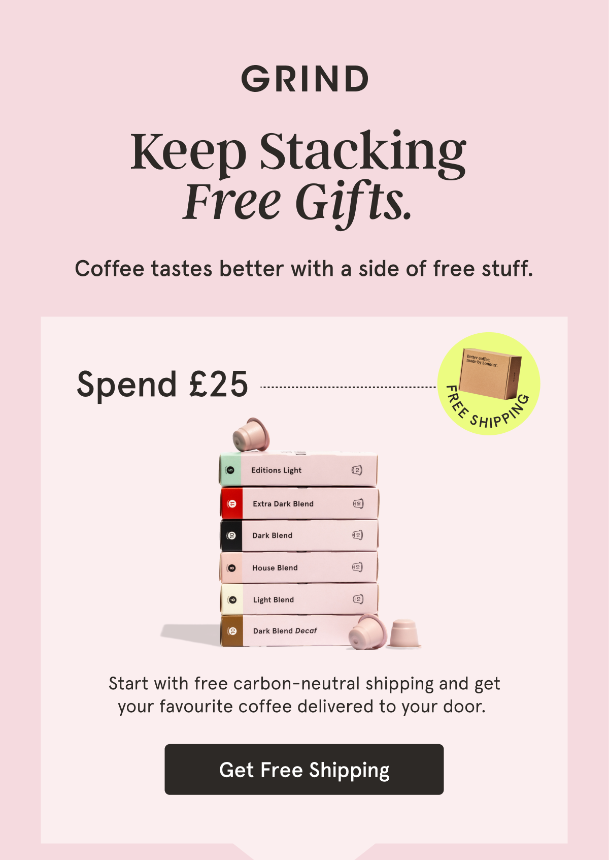 Get your free gifts with your order!