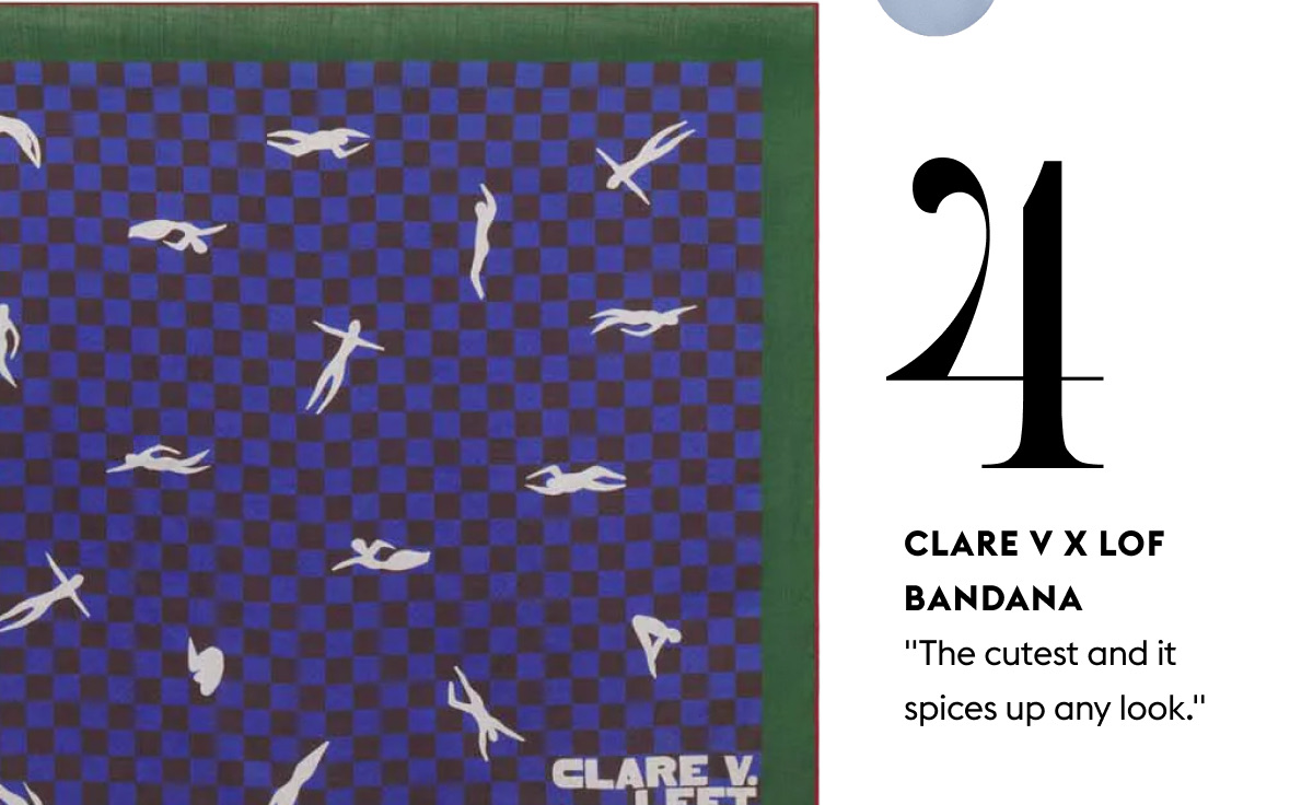 Clare V. X LOF Bandana