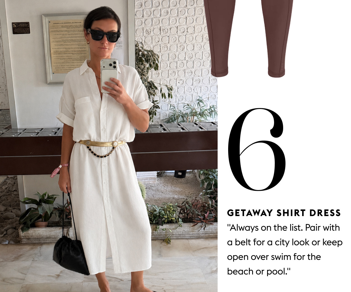 Getaway Shirt Dress - Coconut White