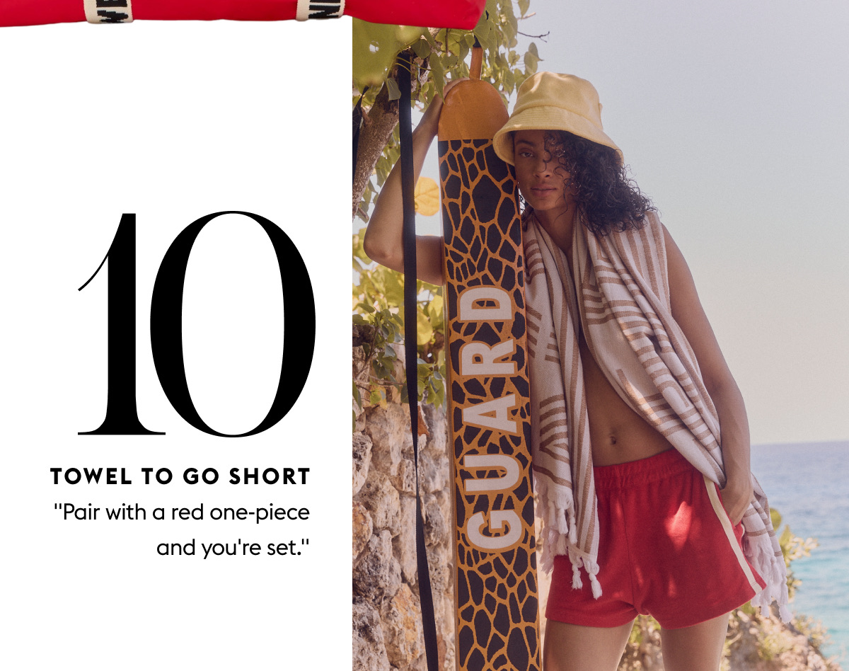 Towel to Go Short - Sweet Chili Heat