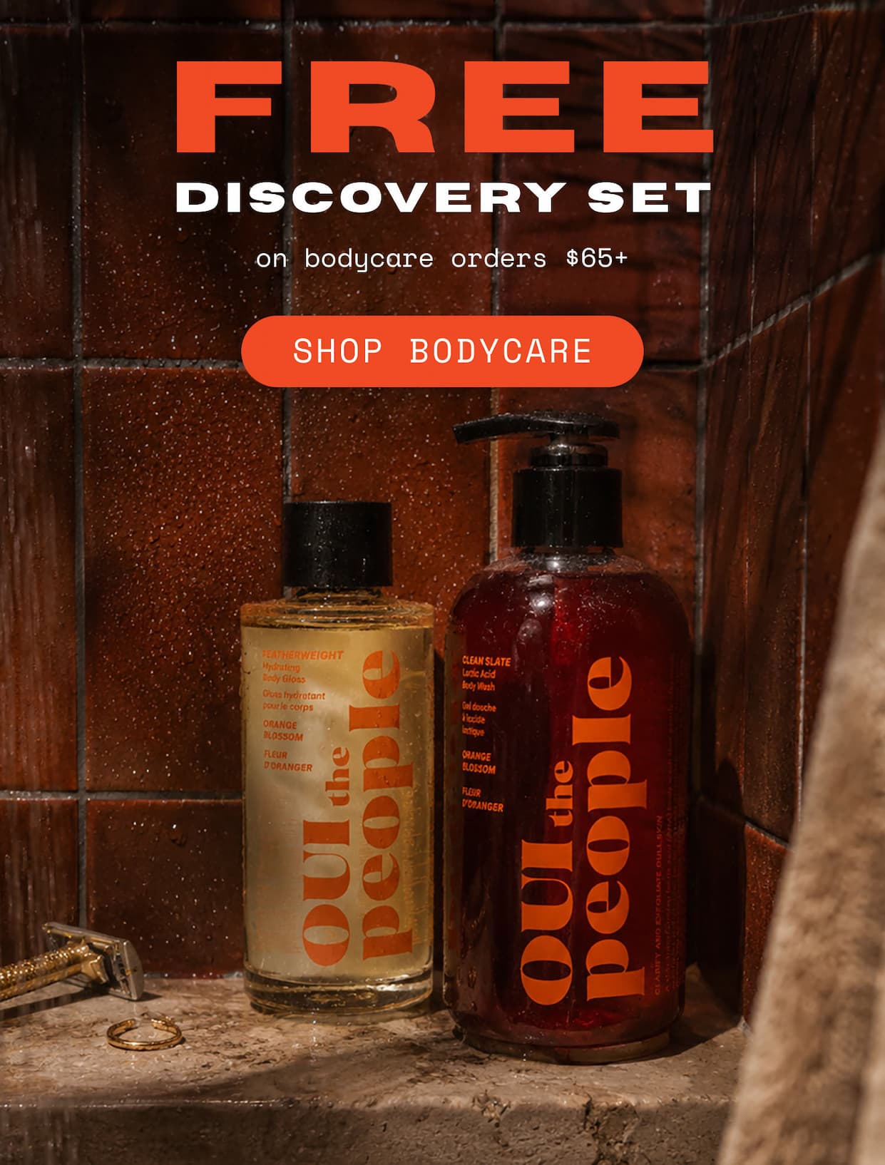 Free Discovery Set on bodycare orders $65+