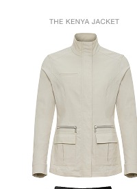 The Kenya Jacket in Stone 