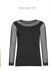 The Kim Mesh Top