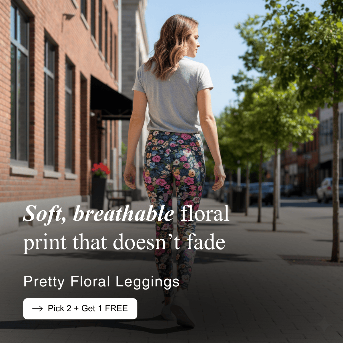 Pretty Floral Leggings