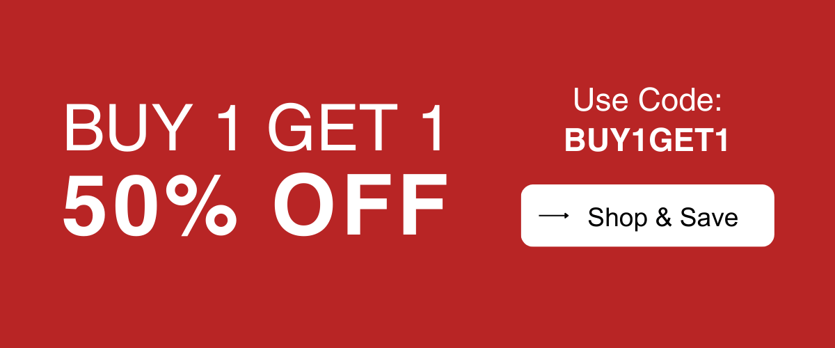 Buy 1 Get 1 50% Off
