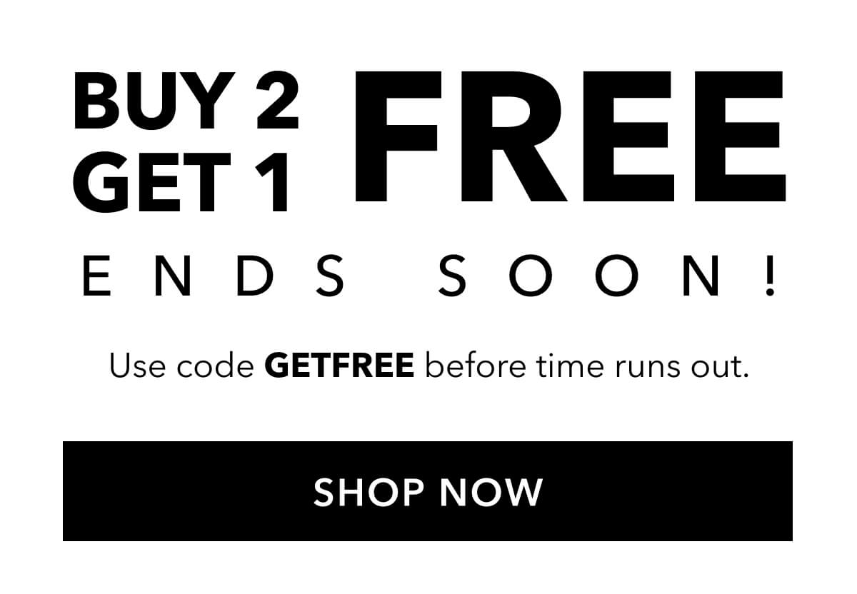 Use code GETFREE before time runs out.
