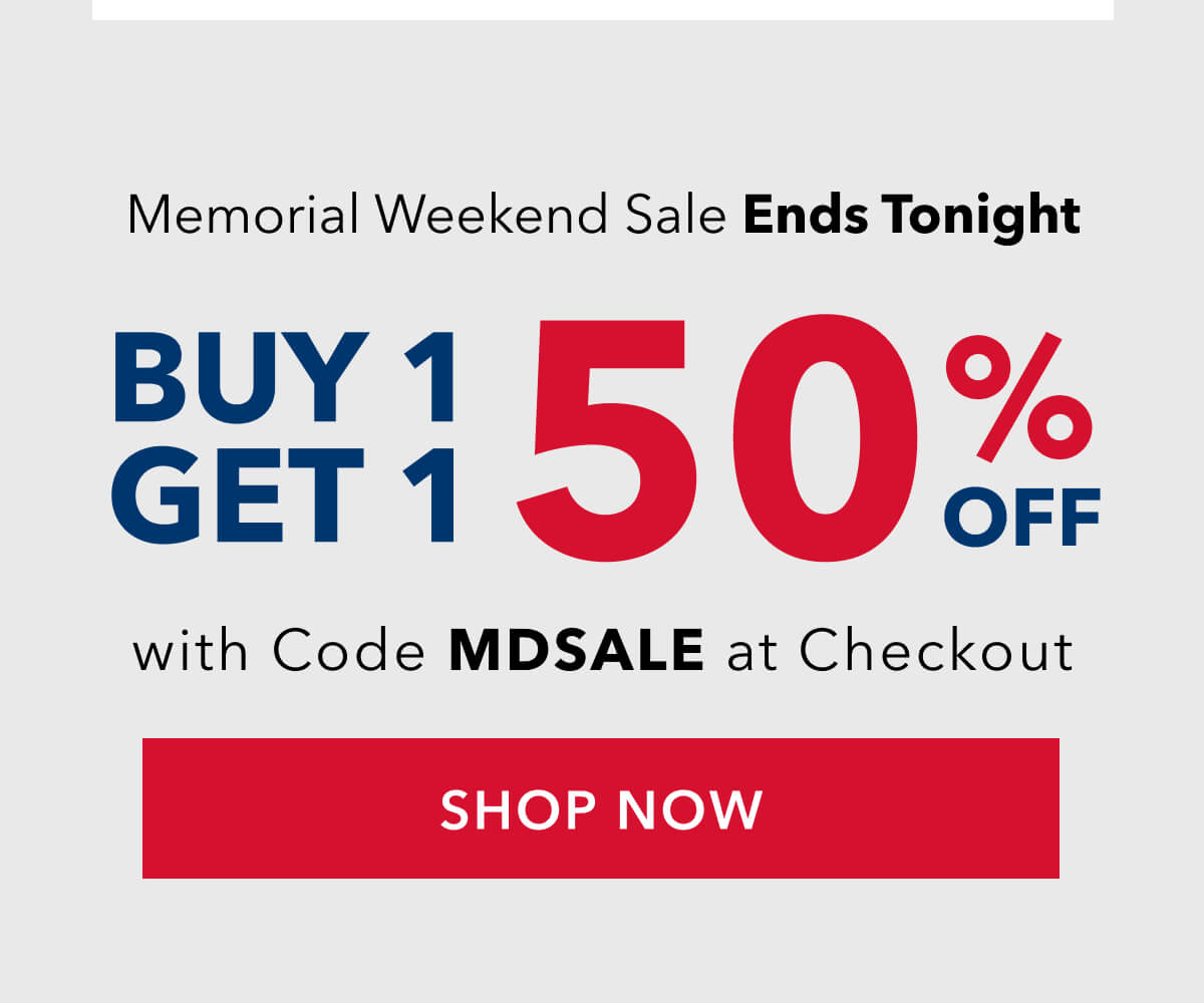 Memorial Weekend Promotion Ends Tonight!