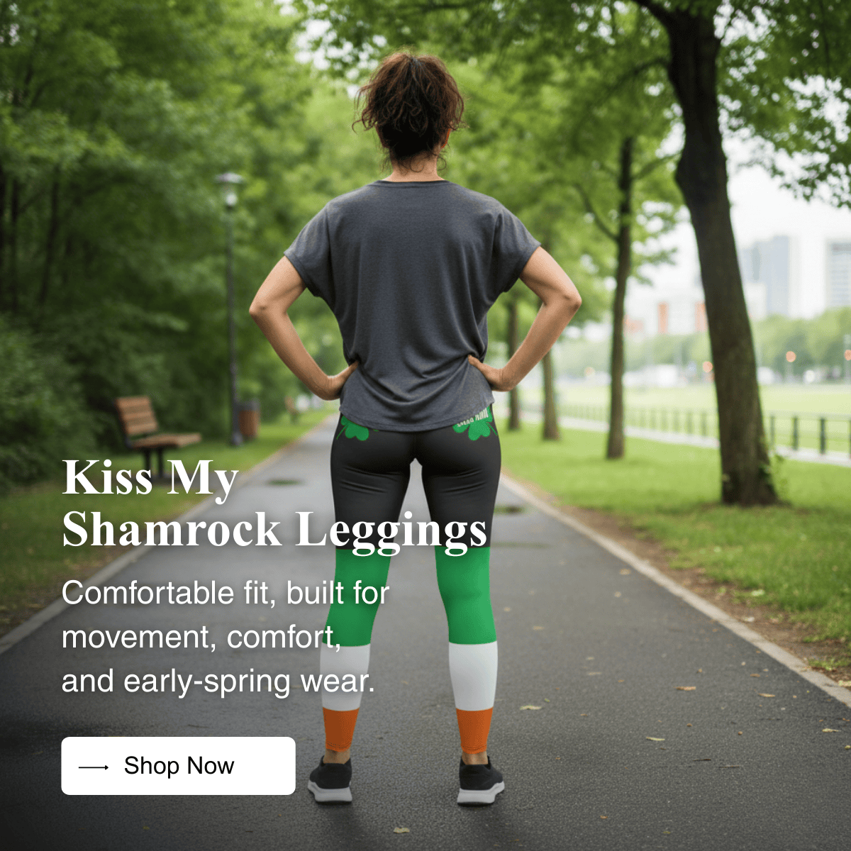 KIss My Shamrock Leggings