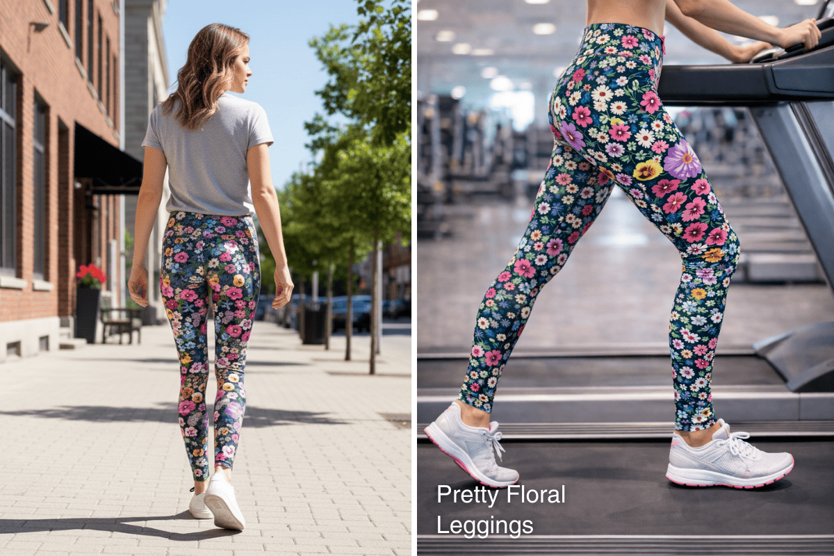 Pretty Floral Leggings