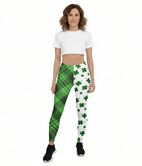 Shamrock & Tartan Yoga Leggings