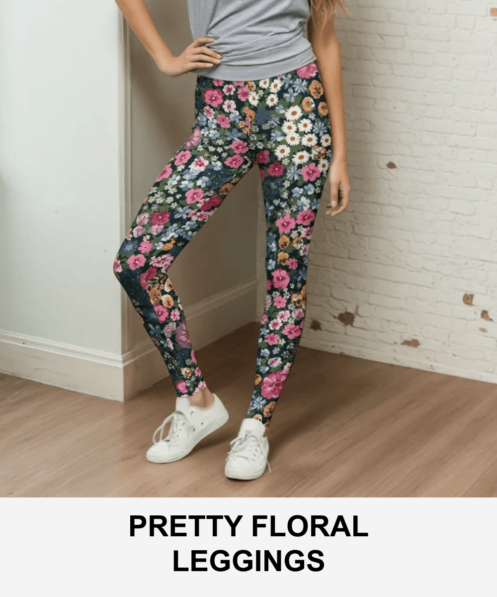 Pretty Floral Leggings