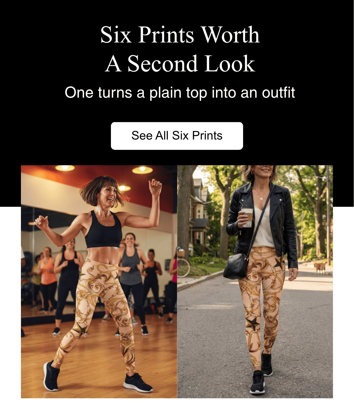 Six prints worth a second look. One turns a plain top into an outfit.